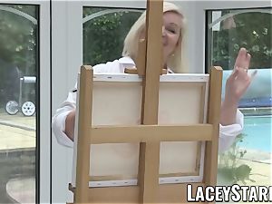 LACEYSTARR - Artistic GILF creampied after suck off