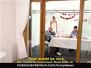 super-naughty INLAWS - euro bride penetrated deep by stepson