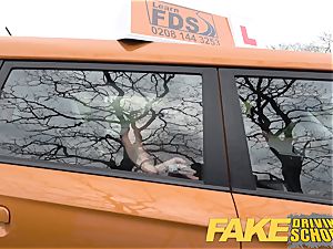 fake Driving college fresh driver gets a crash course